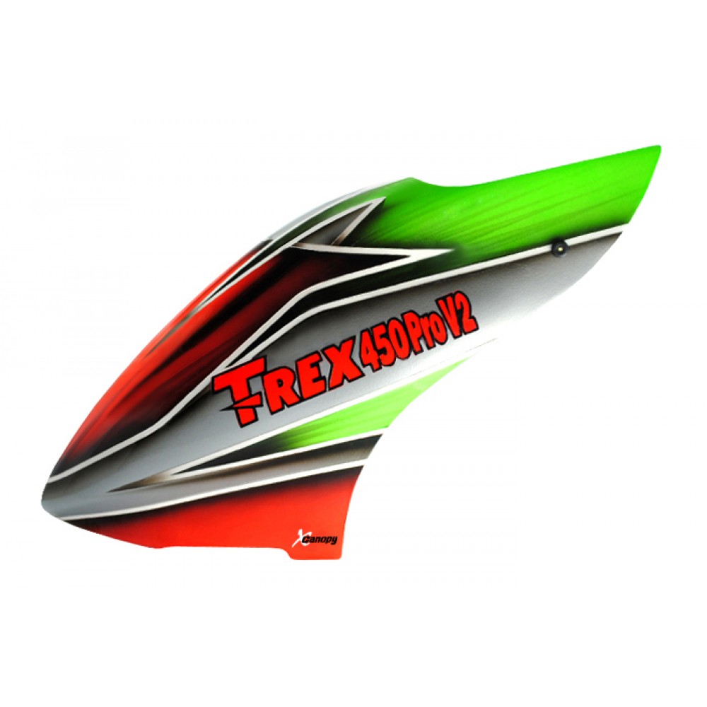 XCanopy Airbrush Fiberglass Commando Canopy - TREX 450 PRO V2 XCanopy Airbrush Fiberglass Commando Canopy - TREX 450 PRO V2