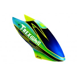 XCanopy Airbrush Fiberglass Green Racing Canopy - TREX 450 PRO V2 XCanopy Airbrush Fiberglass Green Racing Canopy - TREX 450 PRO V2