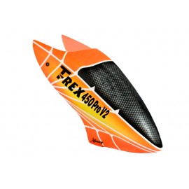 XCanopy Airbrush Fiberglass Sunrise Light Canopy - TREX 450 PRO V2 XCanopy Airbrush Fiberglass Sunrise Light Canopy - TREX 450 PRO V2