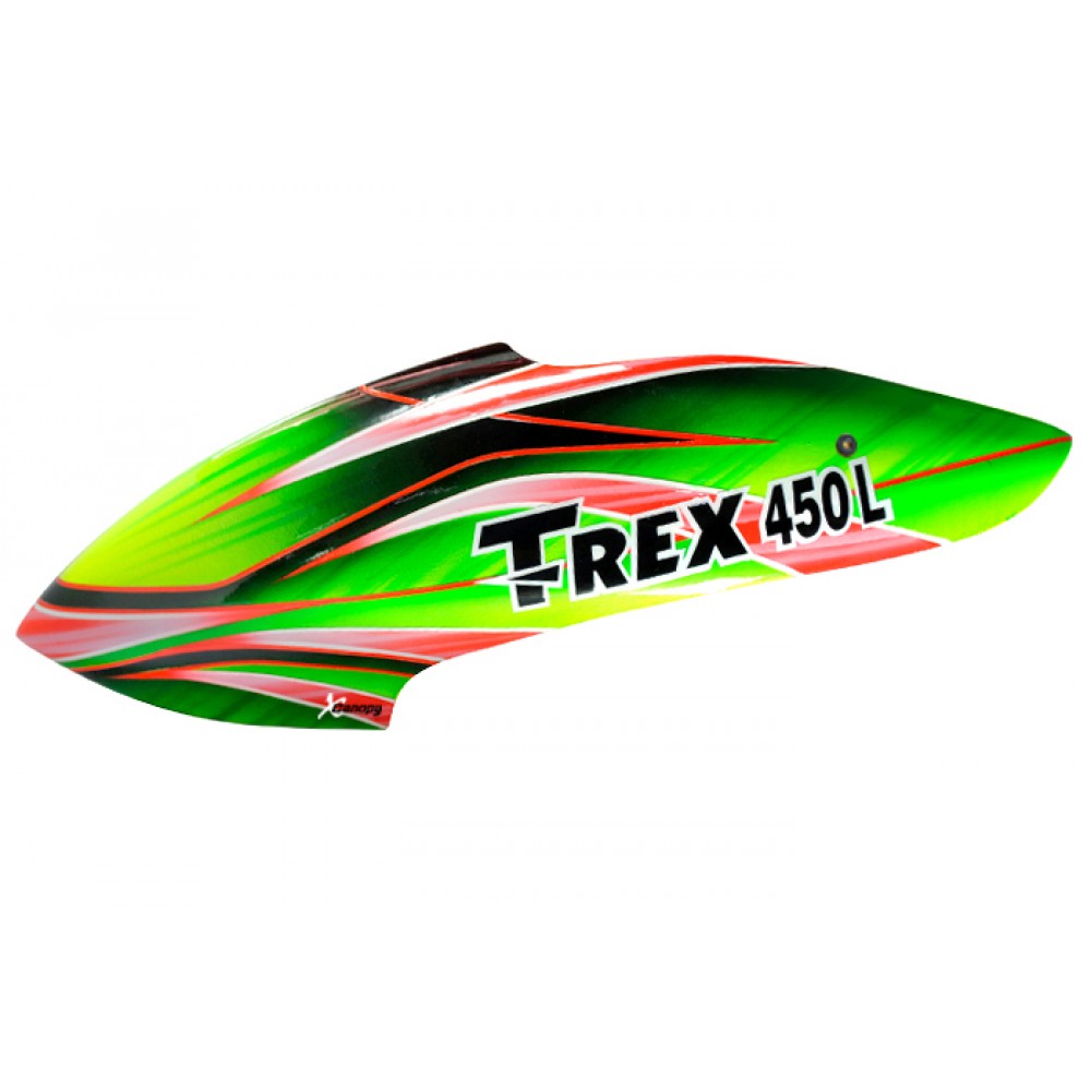 XCanopy Airbrush Fiberglass Forest Assassin Canopy - TREX 450L XCanopy Airbrush Fiberglass Forest Assassin Canopy - TREX 450L
