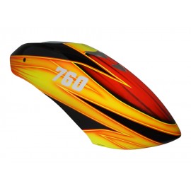 Airbrush Fiberglass Lava River Canopy - T-REX 700E/700L/700X/760X Airbrush Fiberglass Lava River Canopy - T-REX 700E/700L/700X/760X