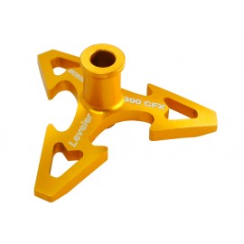 CNC Aluminum Swashplate Leveler (GOLD) - BLADE 300 CFX
