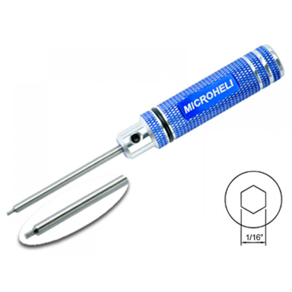 HSS Hex Screw Driver Tip 1/16"