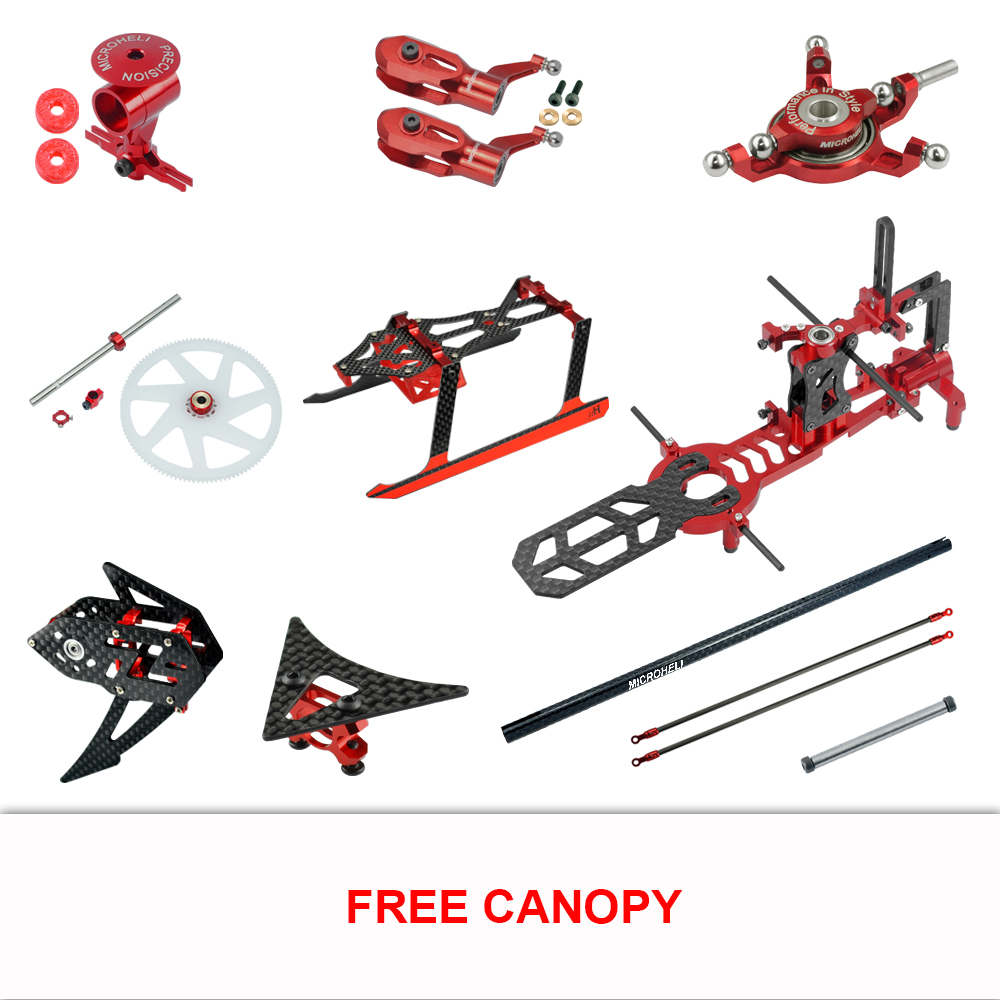 Microheli CNC Performance Package (RED) - WLTOYS V950 Microheli CNC Performance Package (RED) - WLTOYS V950