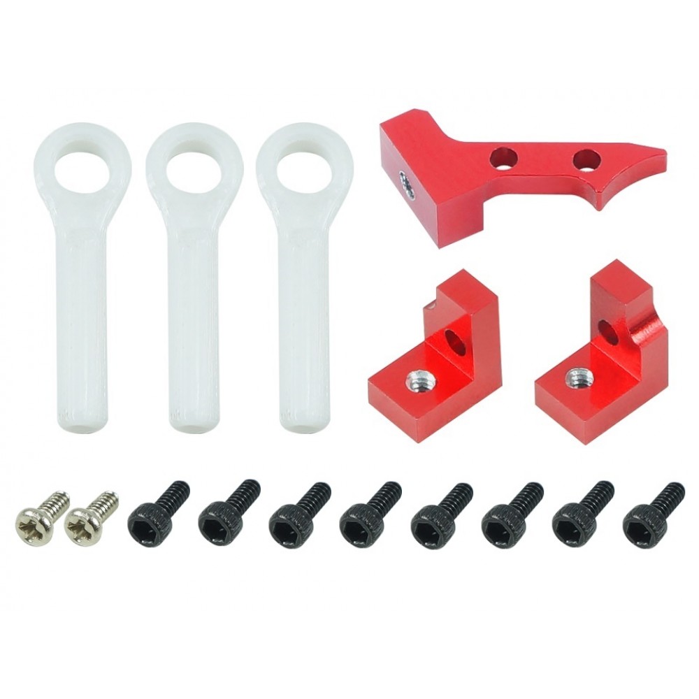 EMAX ES08MD II Servo Mount Set (RED)(for MICROHELI frames - WLTOYS V950) EMAX ES08MD II Servo Mount Set (RED)(for MICROHELI frames - WLTOYS V950)