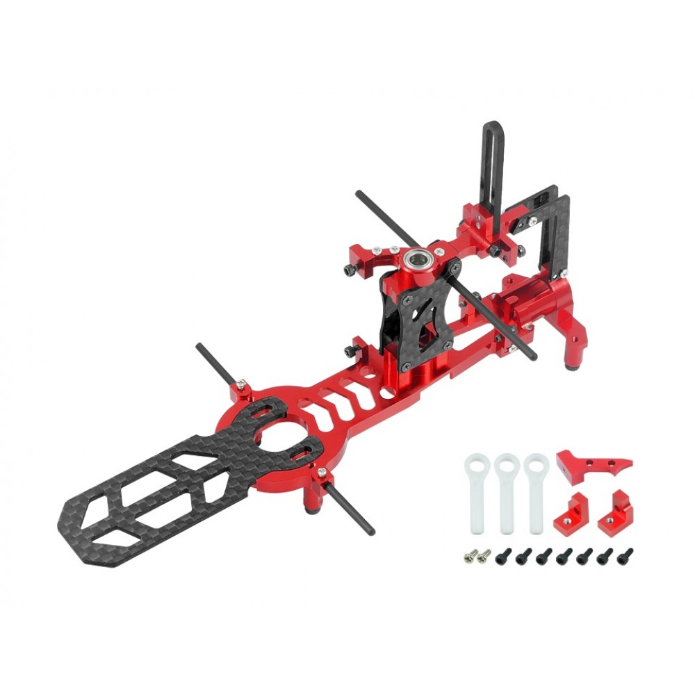 Aluminum/Carbon Fiber Advanced Frame (RED) - WLTOYS V950 Aluminum/Carbon Fiber Advanced Frame (RED) - WLTOYS V950