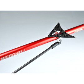 Aluminum Tail Boom Support Mount w/ Fin (GOLD) - WLTOYS V950 Aluminum Tail Boom Support Mount w/ Fin (GOLD) - WLTOYS V950