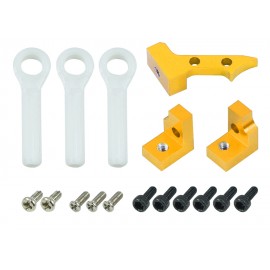 EMAX ES08MD II Servo Mount Set (GOLD) (for MICROHELI frames - WLTOYS V950) EMAX ES08MD II Servo Mount Set (GOLD) (for MICROHELI frames - WLTOYS V950)
