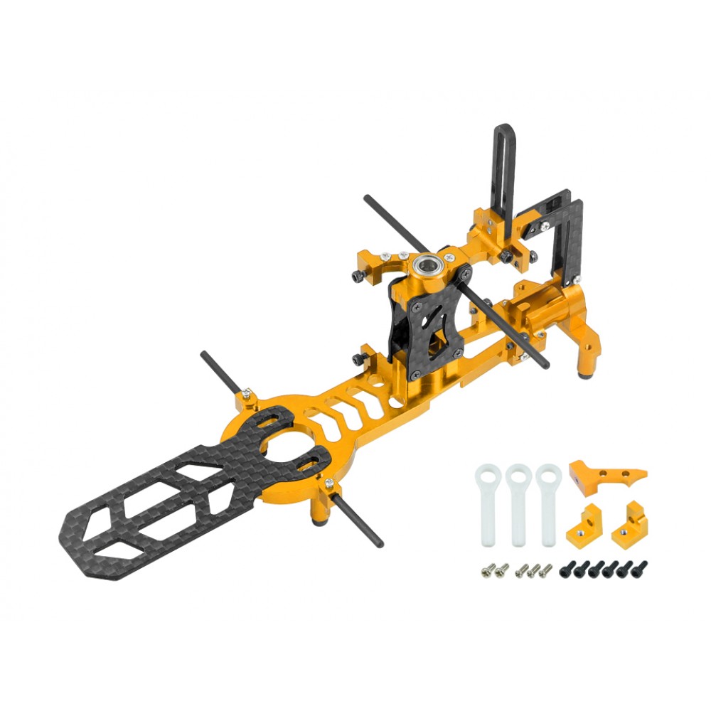 Aluminum/Carbon Fiber Advanced Frame (GOLD) - WLTOYS V950 Aluminum/Carbon Fiber Advanced Frame (GOLD) - WLTOYS V950