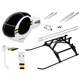 Airbrush Fiberglass Hughes 300 Scale w/ Landing Gear - BLADE 450X / 330X / 330S Airbrush Fiberglass Hughes 300 Scale w/ Landing Gear - BLADE 450X / 330X / 330S